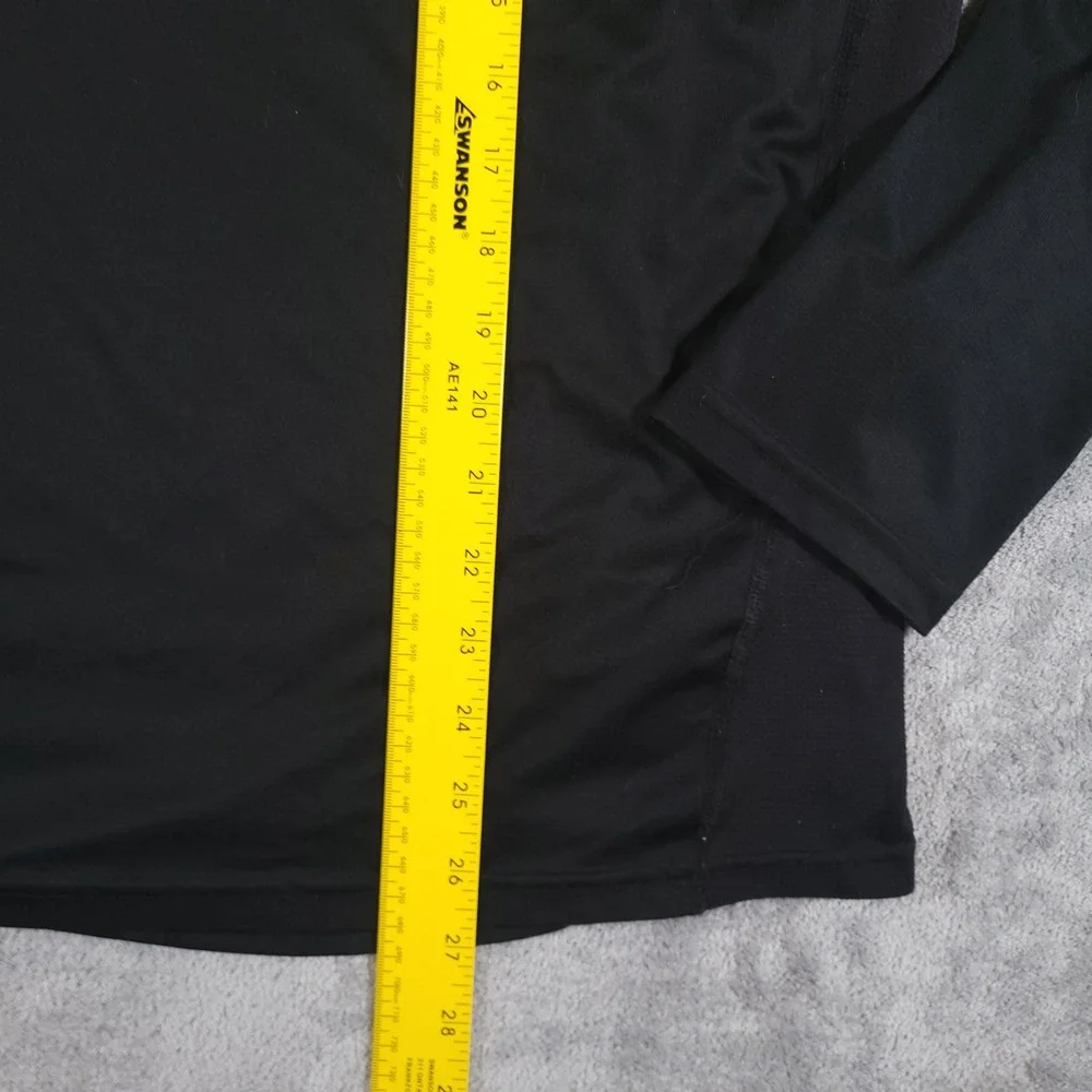 The North Face Shirt Mens Large Black VaporWick 1/4 Zip Base Layer Performance
